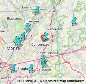 Mappa Via Cadore, 20049 Concorezzo MB, Italia (4.63364)