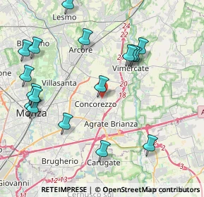 Mappa Via Cadore, 20049 Concorezzo MB, Italia (4.72176)