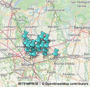 Mappa Via Cadore, 20049 Concorezzo MB, Italia (9.9445)
