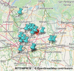 Mappa Via Cadore, 20049 Concorezzo MB, Italia (11.26421)
