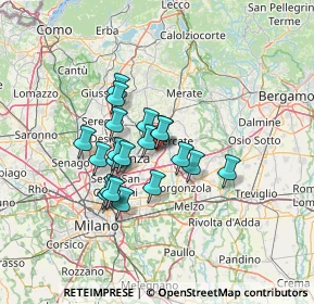 Mappa Via Cadore, 20049 Concorezzo MB, Italia (10.0225)