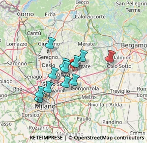 Mappa Via Cadore, 20049 Concorezzo MB, Italia (10.5775)