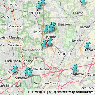 Mappa Via Carlo Cattaneo, 20835 Muggiò MB, Italia (5.00429)