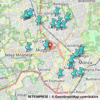 Mappa Via Carlo Cattaneo, 20835 Muggiò MB, Italia (2.4415)