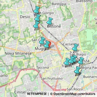 Mappa Via Carlo Cattaneo, 20835 Muggiò MB, Italia (2.31643)