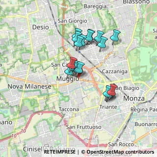 Mappa Via Carlo Cattaneo, 20835 Muggiò MB, Italia (1.41895)