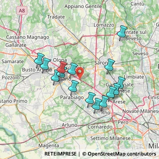 Mappa Via Resegone, 20023 Cerro Maggiore MI, Italia (6.92867)