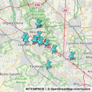 Mappa Via Resegone, 20023 Cerro Maggiore MI, Italia (2.84231)