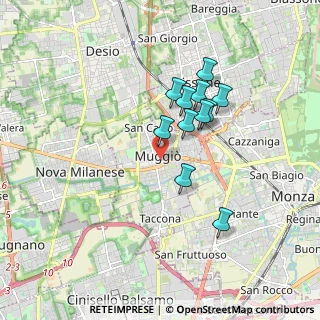 Mappa Via Santa Elisabetta, 20835 Muggiò MB, Italia (1.43909)