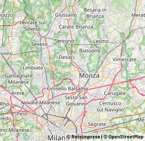 Mappa 20835 Lissone MB, Italia (10.584)