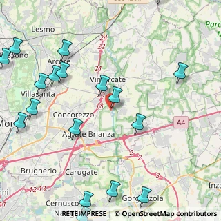Mappa Viale dell'industria, 20875 Burago di Molgora MB, Italia (6.13158)
