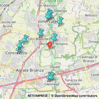 Mappa Viale dell'industria, 20875 Burago di Molgora MB, Italia (2.27091)