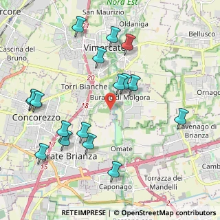 Mappa Viale dell'industria, 20875 Burago di Molgora MB, Italia (2.26176)