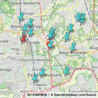 Mappa Via Bergamo, 20814 Varedo MB, Italia (2.25263)