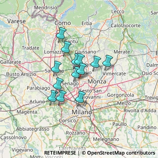 Mappa Via Bergamo, 20814 Varedo MB, Italia (9.72077)