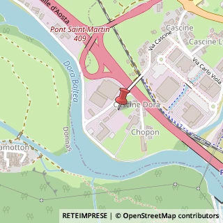 Mappa Via Cascine, 34, 11026 Pont-Saint-Martin, Aosta (Valle d'Aosta)