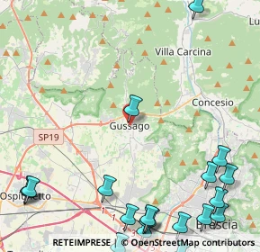 Mappa Via Perracchia Giancarlo, 25064 Gussago BS, Italia (6.7345)