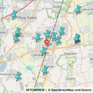 Mappa Via Madrid, 24040 Verdellino BG, Italia (2.302)