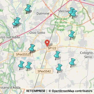 Mappa Via Madrid, 24040 Verdellino BG, Italia (5.62)