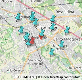 Mappa Via Roberto Ratti, 20025 Legnano MI, Italia (1.672)