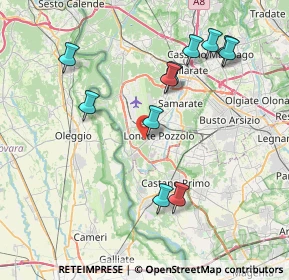 Mappa Via Piemonte, 21015 Lonate Pozzolo VA, Italia (8.05636)