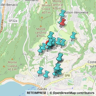 Mappa Via Villa, 37016 Garda VR, Italia (0.74231)