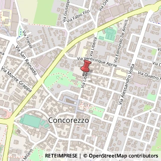 Mappa Via della Libertà, 60, 20049 Concorezzo, Monza e Brianza (Lombardia)