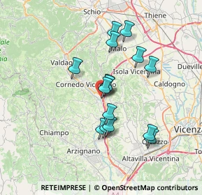 Mappa Via Campagnola, 36073 Cornedo vicentino VI, Italia (5.99)