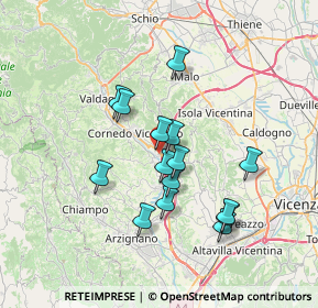 Mappa Via Campagnola, 36073 Cornedo vicentino VI, Italia (6.026)