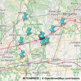 Mappa Via Achille Grandi, 20056 Trezzo sull'Adda MI, Italia (5.37182)