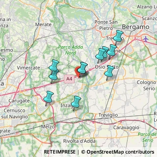 Mappa Via Achille Grandi, 20056 Trezzo sull'Adda MI, Italia (5.95545)
