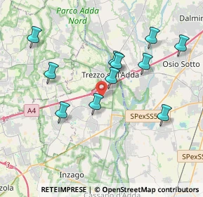 Mappa Via Achille Grandi, 20056 Trezzo sull'Adda MI, Italia (3.75)