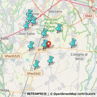 Mappa Str. Francesca, 24049 Verdello BG, Italia (3.6725)