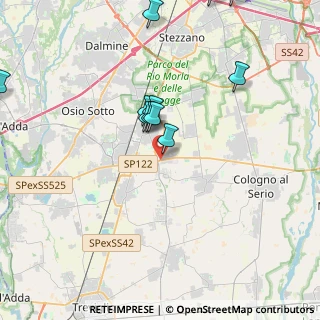 Mappa Str. Francesca, 24049 Verdello BG, Italia (4.81083)