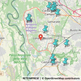Mappa Via Oglio, 21015 Lonate Pozzolo VA, Italia (5.40154)