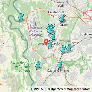 Mappa Via Oglio, 21015 Lonate Pozzolo VA, Italia (3.5675)