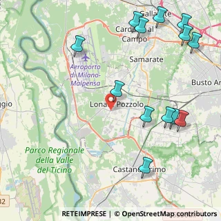 Mappa Via Oglio, 21015 Lonate Pozzolo VA, Italia (5.49538)