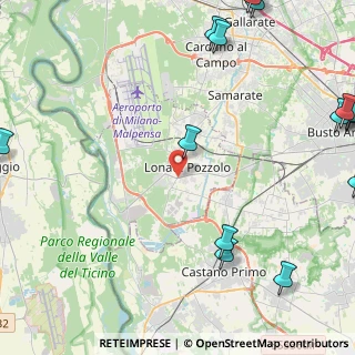 Mappa Via Oglio, 21015 Lonate Pozzolo VA, Italia (6.96857)