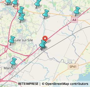 Mappa Via Everardo, 31056 Roncade TV, Italia (5.98417)