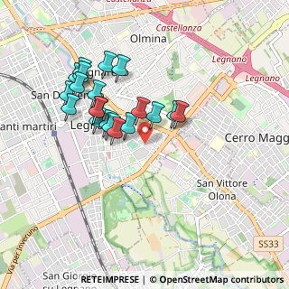 Mappa Via Generale Cantore, 20025 Legnano MI, Italia (0.831)
