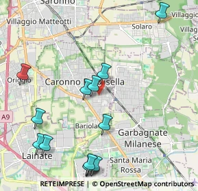 Mappa Vicolo Gradisca, 21042 Caronno Pertusella VA, Italia (2.83765)