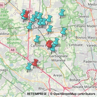 Mappa Vicolo Gradisca, 21042 Caronno Pertusella VA, Italia (4.11947)