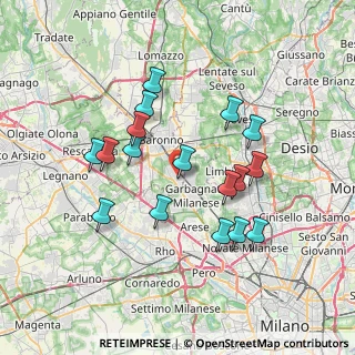 Mappa Vicolo Gradisca, 21042 Caronno Pertusella VA, Italia (6.70412)