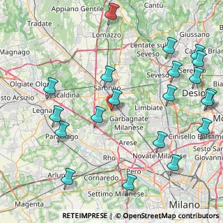 Mappa Via Lecco, 21042 Caronno Pertusella VA, Italia (10.732)