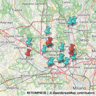 Mappa Via Lecco, 21042 Caronno Pertusella VA, Italia (6.67647)