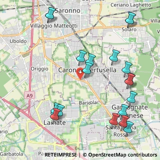 Mappa Via Lecco, 21042 Caronno Pertusella VA, Italia (2.6305)