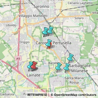 Mappa Via Lecco, 21042 Caronno Pertusella VA, Italia (1.85091)