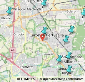 Mappa Via Lecco, 21042 Caronno Pertusella VA, Italia (3.11091)
