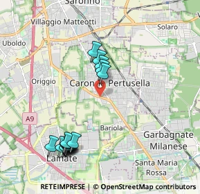 Mappa Via Lecco, 21042 Caronno Pertusella VA, Italia (2.12188)
