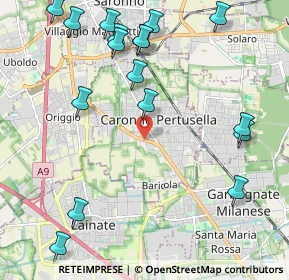 Mappa Via Lecco, 21042 Caronno Pertusella VA, Italia (2.60941)
